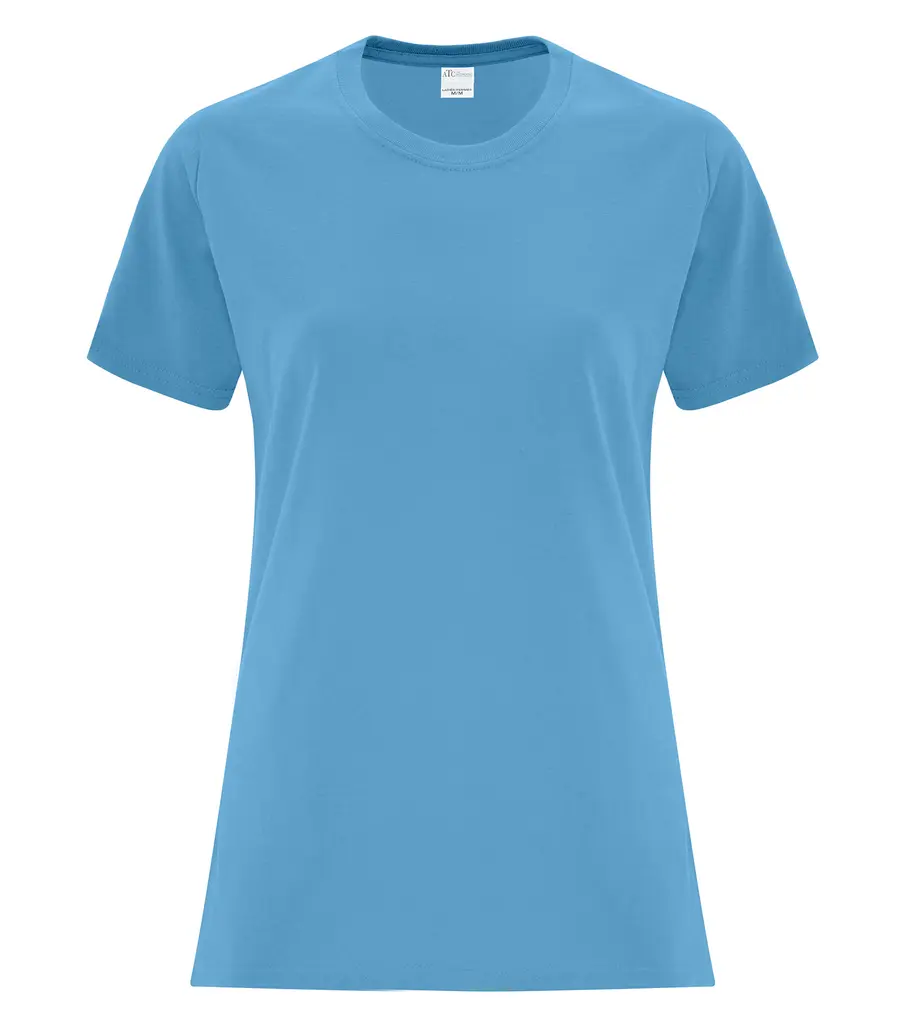 ATC Everyday Cotton Ladies' TEE in Aquatic Blue