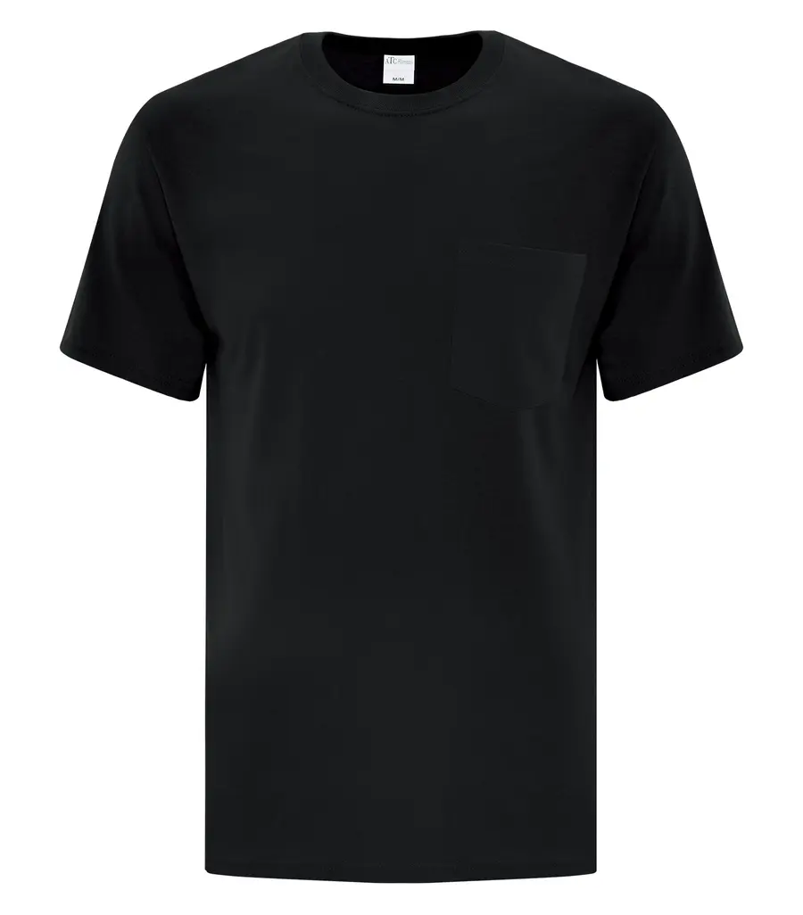 ATC Everyday Cotton Pocket TEE in Black