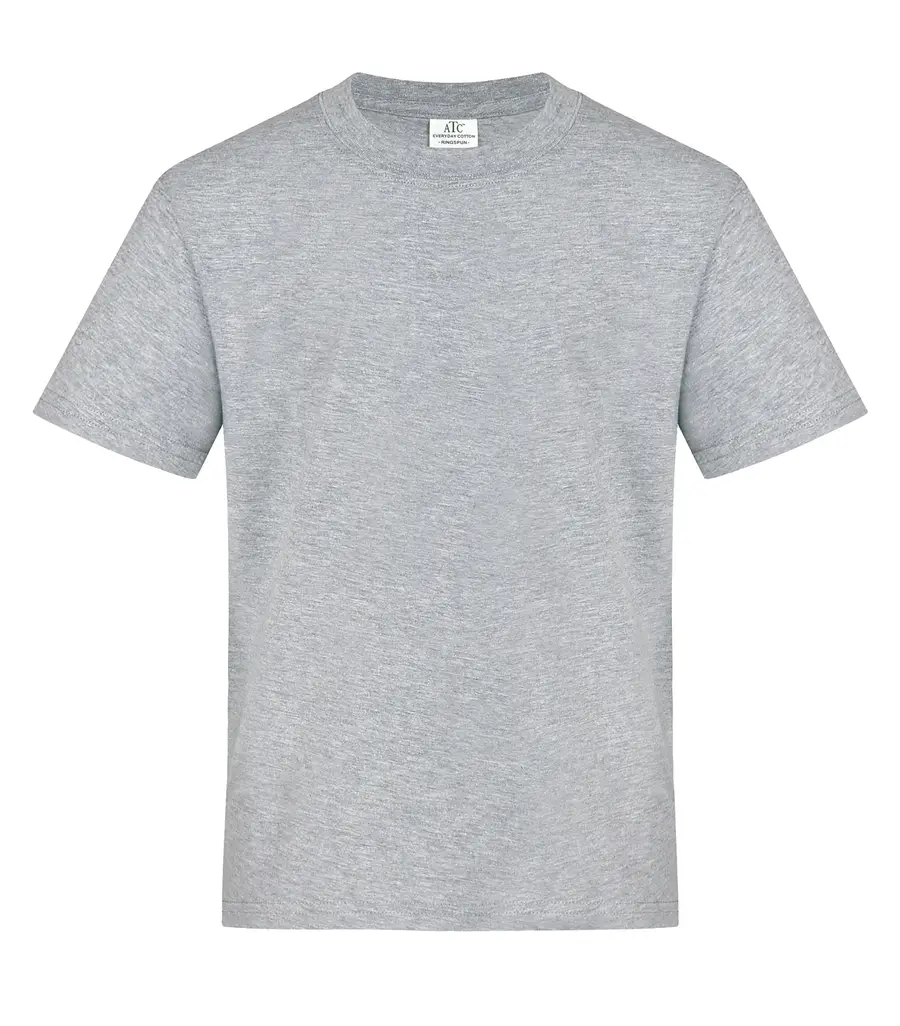 ATC Everyday Ring Spun Cotton Youth TEE in Athletic Heather