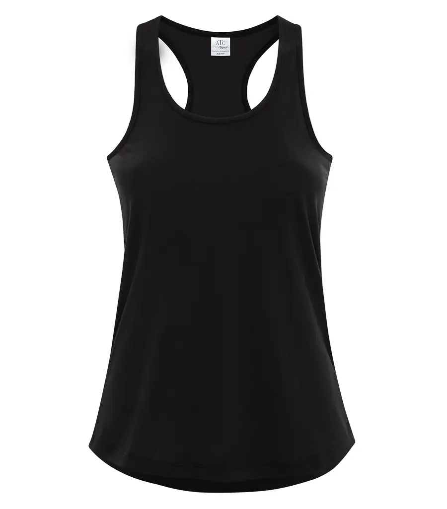 ATC PRO Spun Racerback Ladies' Tank in Black