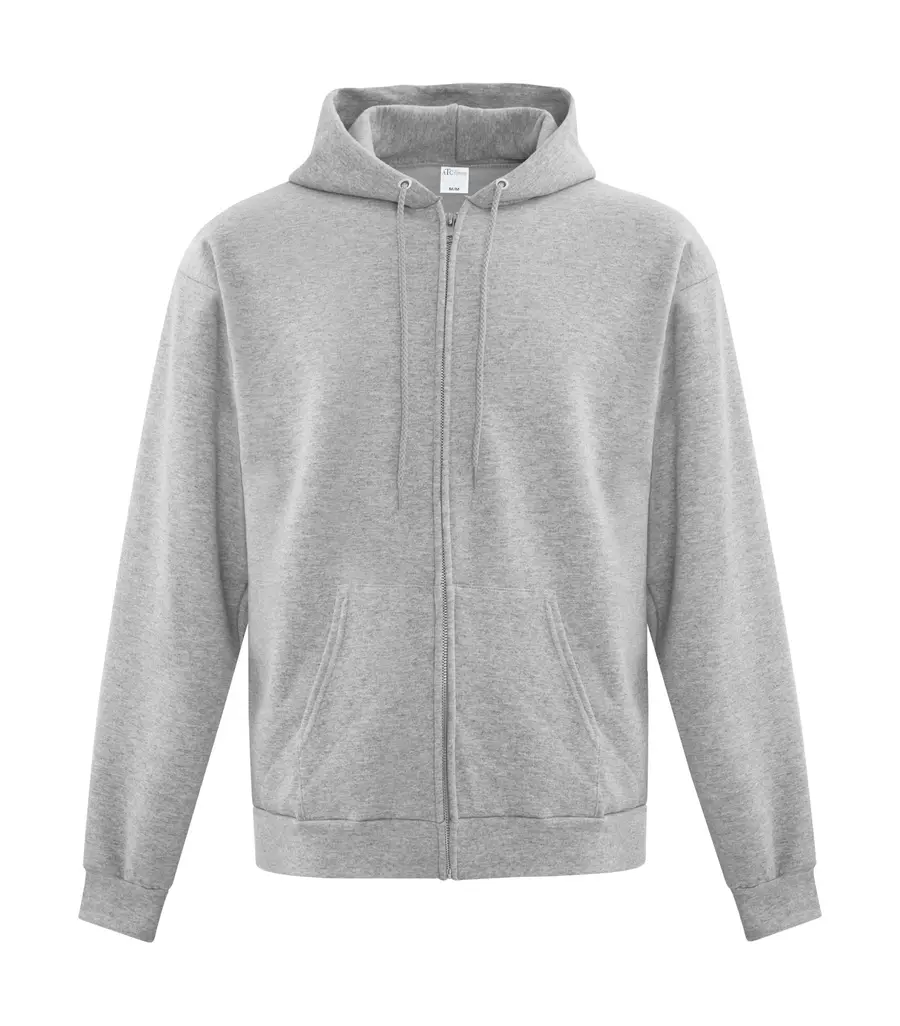 ATC Everyday Fleece Full ZIP Hoodie in Athletic Heather