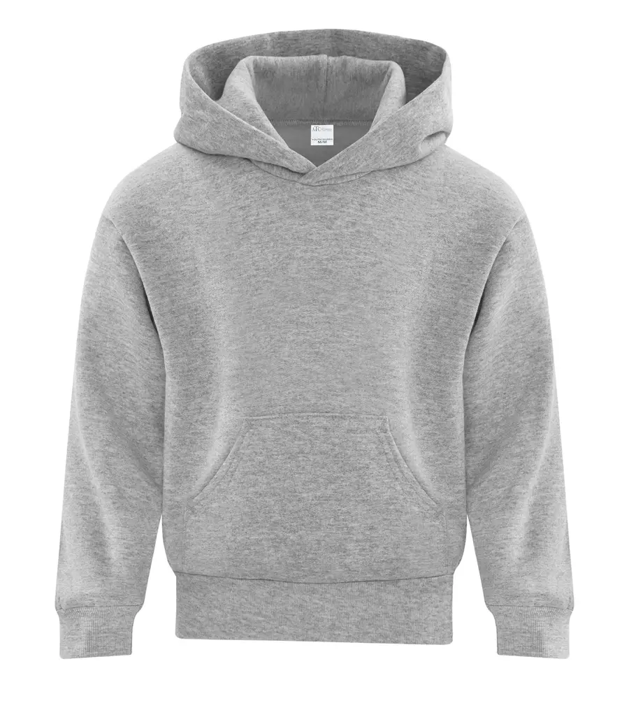 ATC Everyday Fleece Youth Hoodie in Athletic Heather