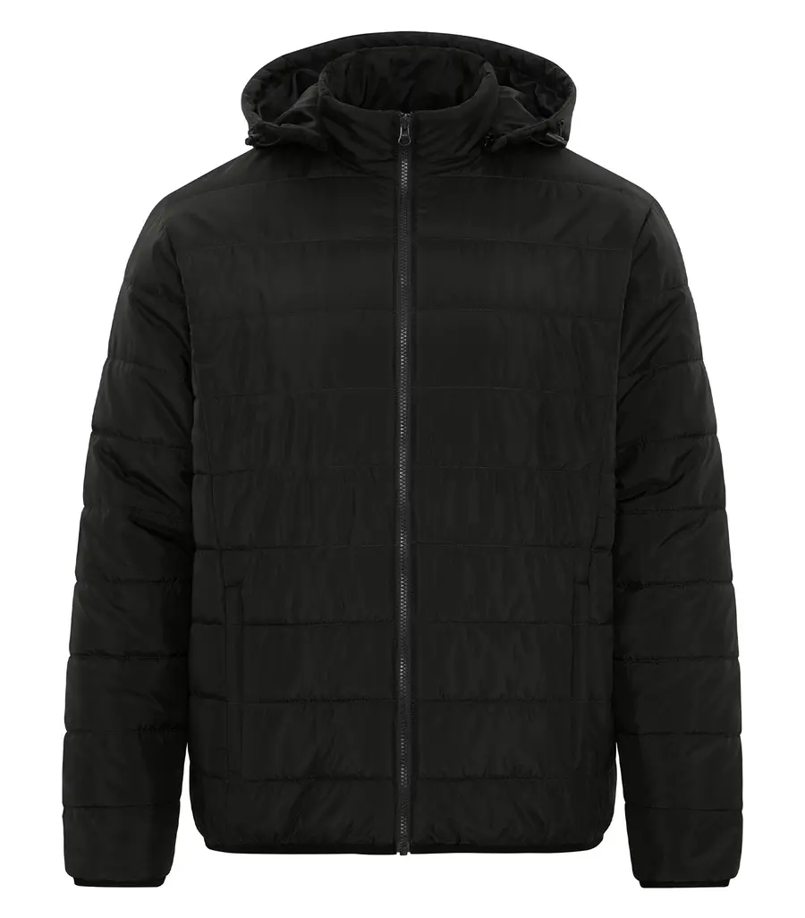 Dryframe Essential Hooded Insulated Jacket in Black