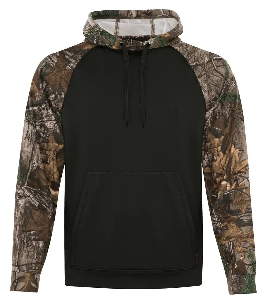ATC Realtree Tech Fleece Hoodie in Black/Realtree Xtra®
