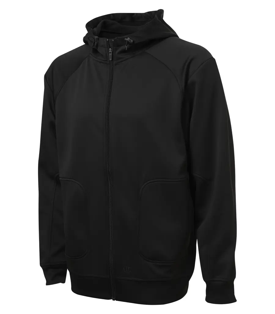 ATC Ptech Fleece Hooded Jacket in Black
