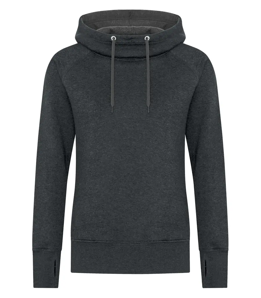 ATC Esactive Vintage Ladies' Hoodie in Black Heather
