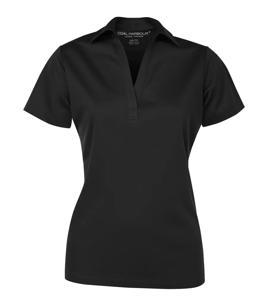 Coal Harbour Everyday Ladies' Polo in Black