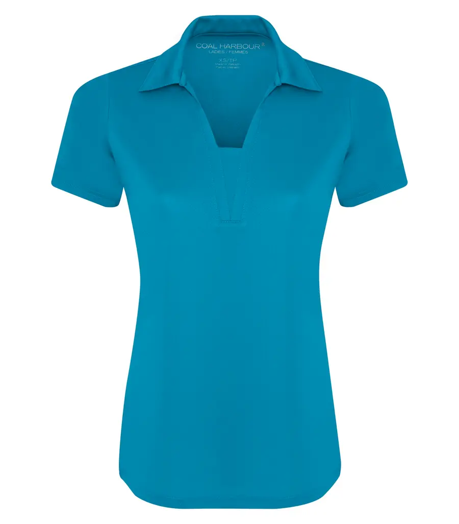 Coal Harbour City Tech Snag Resistant Ladies' Polo in Blue Wake