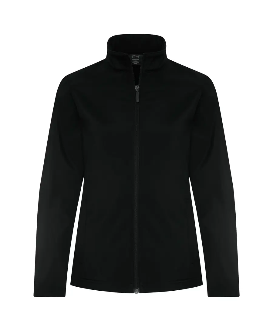 CH Essential Water Repellent Soft Shell Ladies' Jacket in Black
