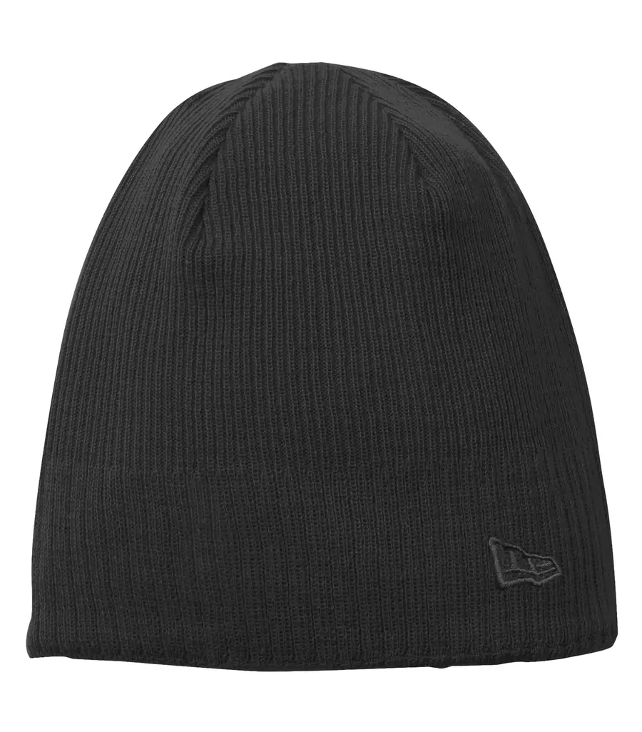 NEW ERA Fleece Lined Skull Beanie in Black