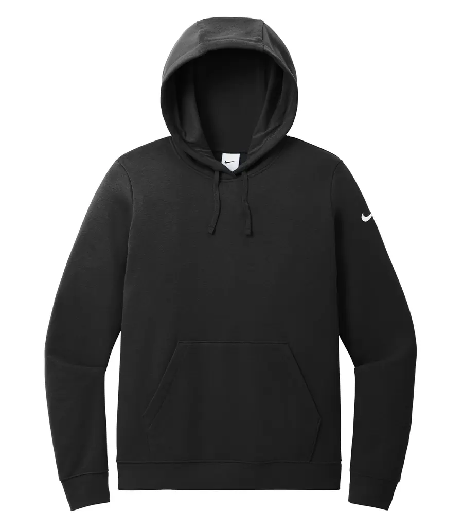 Nike Club Fleece Sleeve Swoosh Ladies' Hoodie in Black