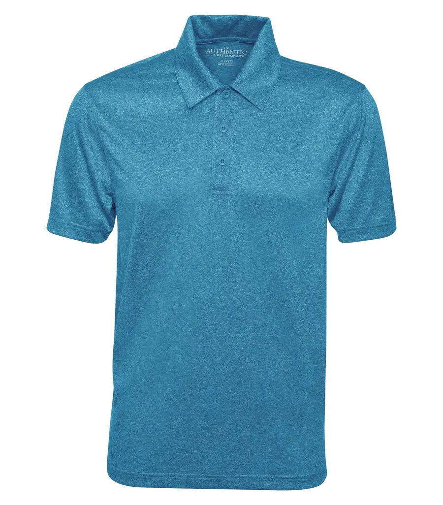 ATC PRO TEAM HEATHER ProFORMANCE POLO in Blue Wake Heather
