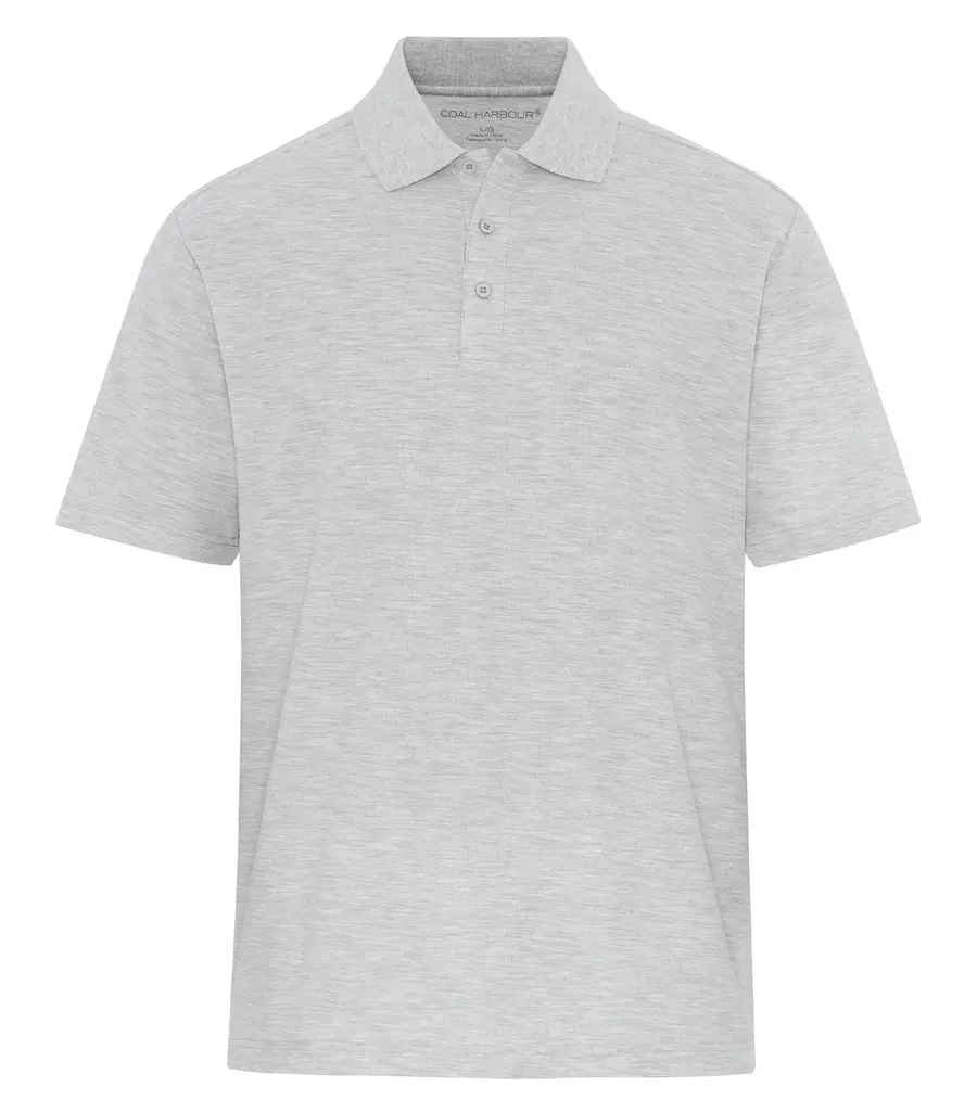 Coal Harbour Everyday Blend Polo in Athletic Grey