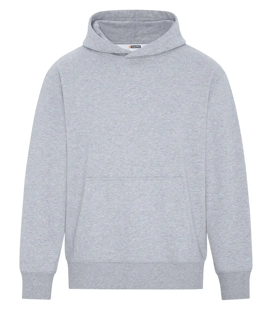 ATC WeRK HEAVYWEIGHT FLEECE PULLOVER HOODIE in Athletic Grey