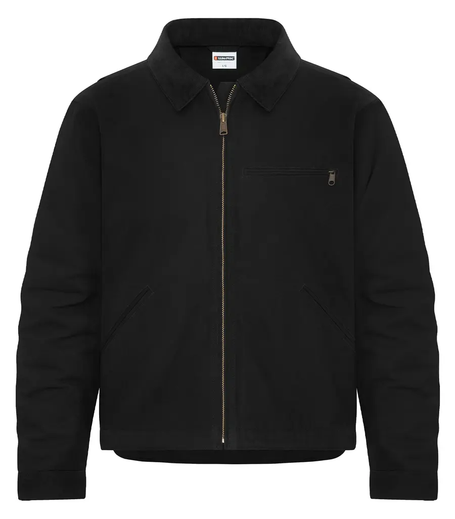 ATC WeRK FORT MAC JACKET WITH DETACHABLE HOOD in Black