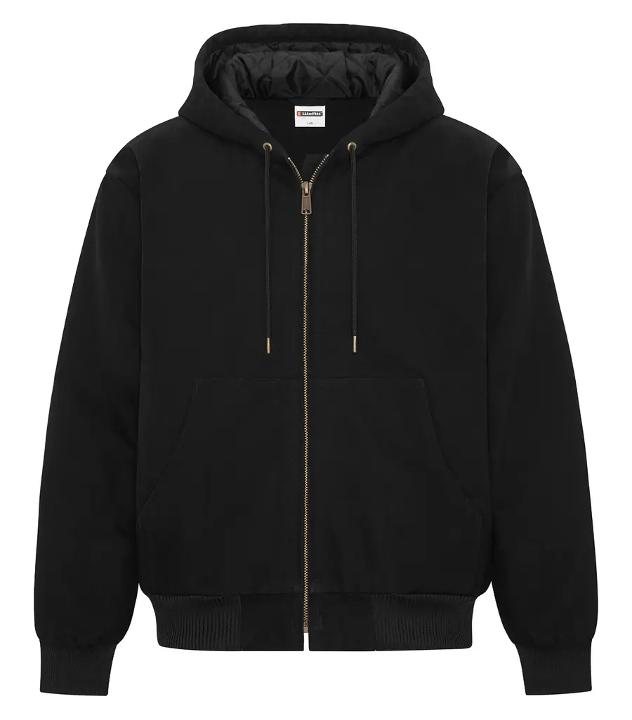ATC WeRK YUKON HOODED BOMBER JACKET in Black