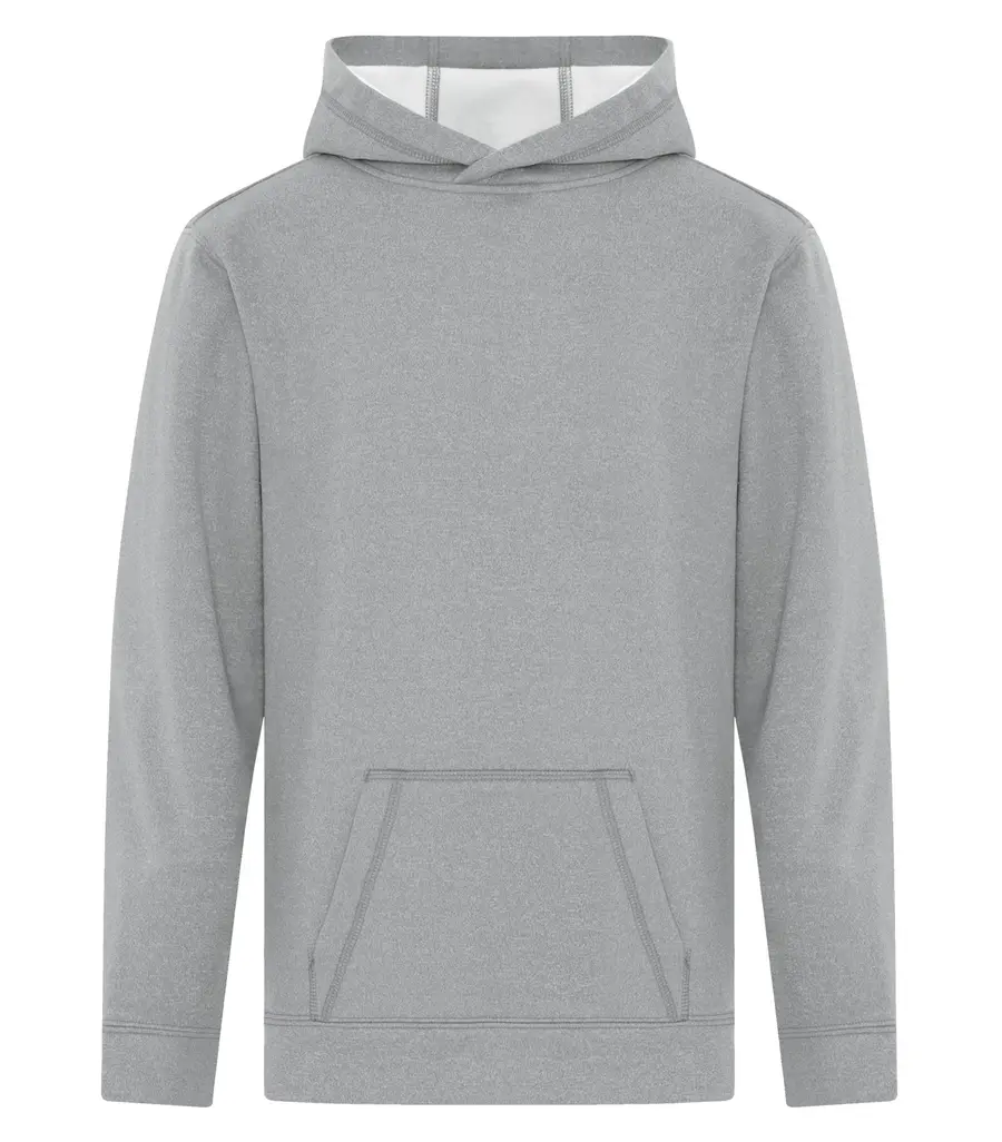 ATC Game DAY Fleece Youth Hoodie in Athletic Grey