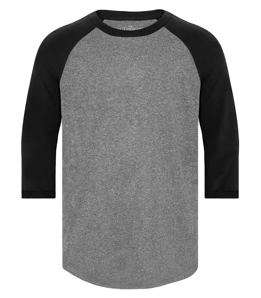 ATC PRO Team Baseball Youth Jersey in Charcoal Heather/Black