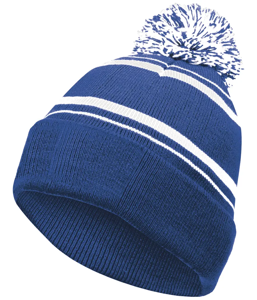 Holloway Homecoming Beanie in Royal/White