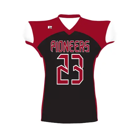 Russell FreeStyle Sublimated Waist Length Football Jersey in All-Over Pattern