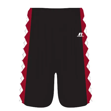 Russell Ladies FreeStyle Sublimated 7 Inch Basketball Shorts in Argyle