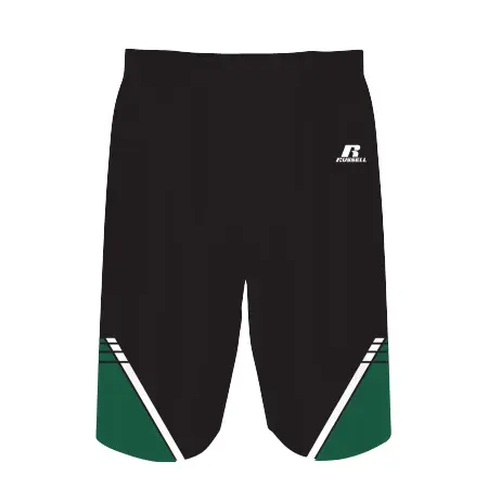 Russell FreeStyle Sublimated Solid 8 Inch Basketball Shorts in Cadet