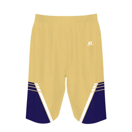 Russell FreeStyle Sublimated Reversible 8 Inch Basketball Shorts in Cadet