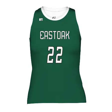Russell Girls FreeStyle Sublimated Lacrosse Tank in All-Over Pattern