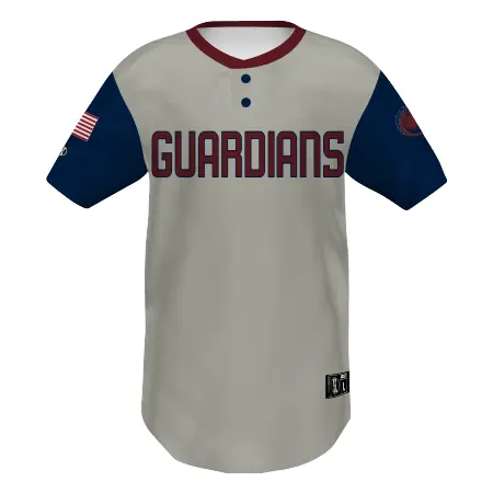 Holloway FreeStyle Sublimated Lightweight Two-Button Baseball Jersey in All-Over Pattern