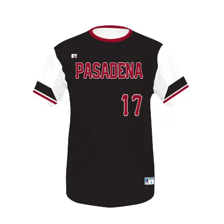 Russell FreeStyle Sublimated Crew Neck Performance Mesh Baseball Jersey in Triple Crown
