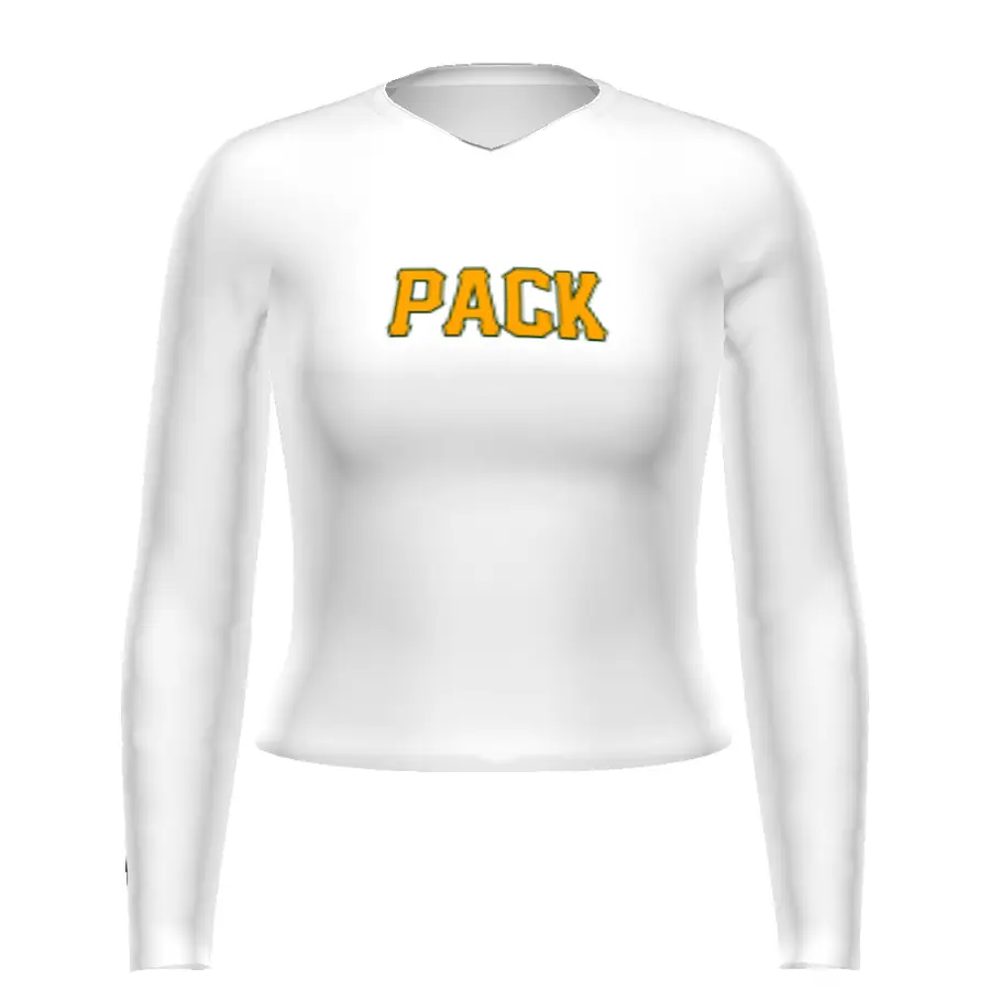 Holloway Girls FreeStyle Sublimated Long Sleeve Cheer Top in Custom Design Line