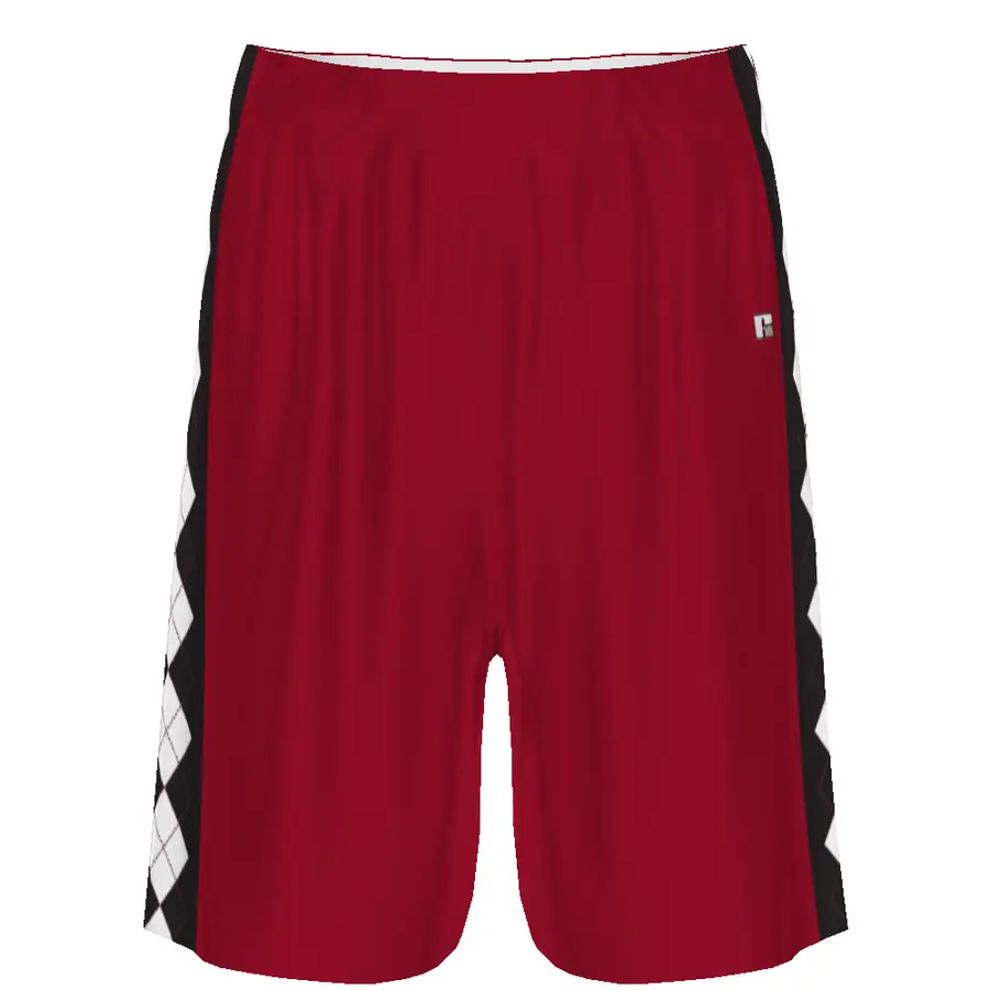 Russell Ladies FreeStyle Sublimated Dynaspeed Basketball Shorts in Argyle