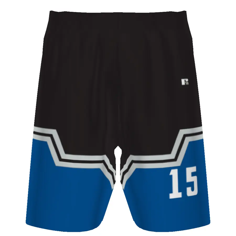 Russell Youth FreeStyle Sublimated Dynaspeed Reversible Basketball Shorts in Buzzer Beater