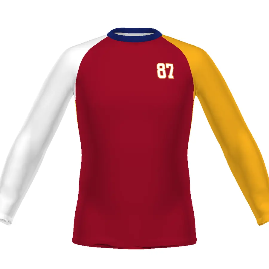 Russell FreeStyle Sublimated Performance Long Sleeve Compression Tee in All-Over Pattern