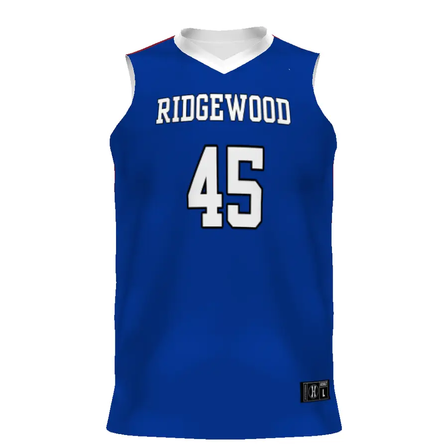 Holloway FreeStyle Sublimated 4-Way Stretch Basketball Jersey in All-Over Pattern