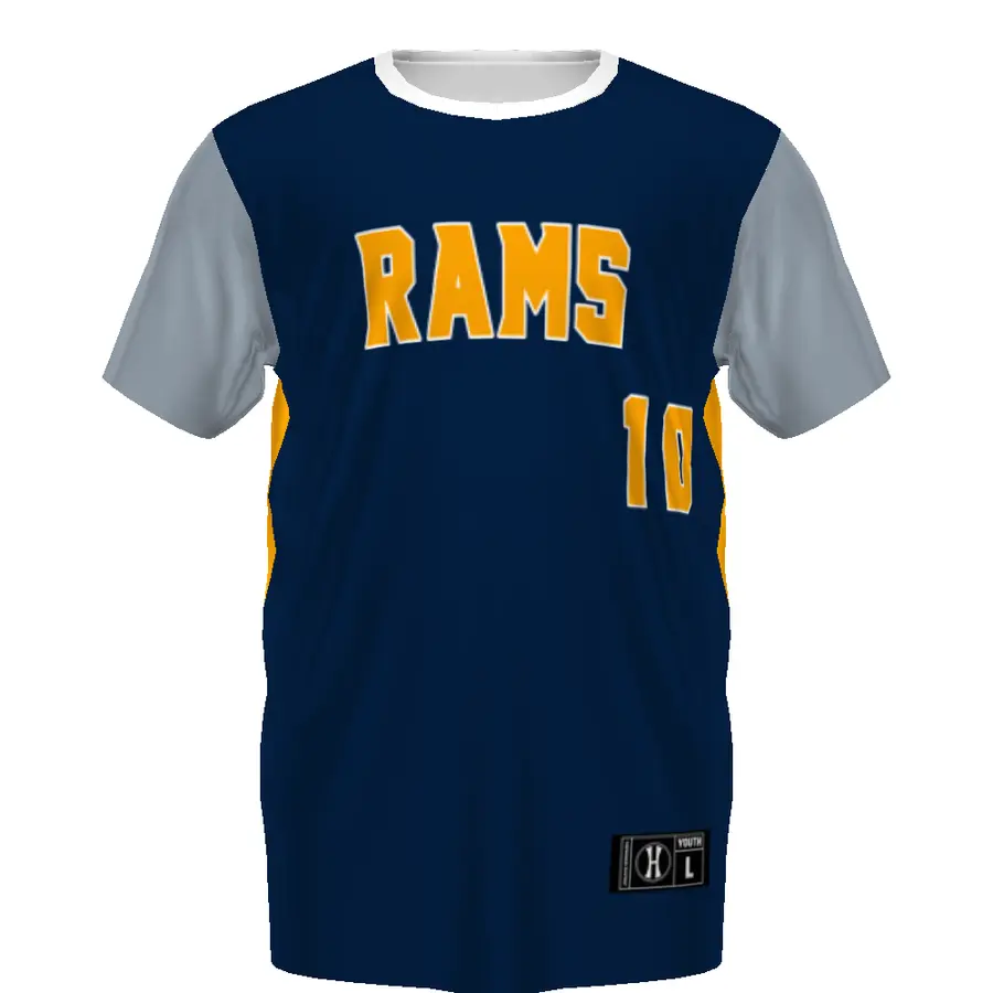 Holloway Youth FreeStyle Sublimated Turbo Crew Neck Baseball Jersey in Custom Design Line