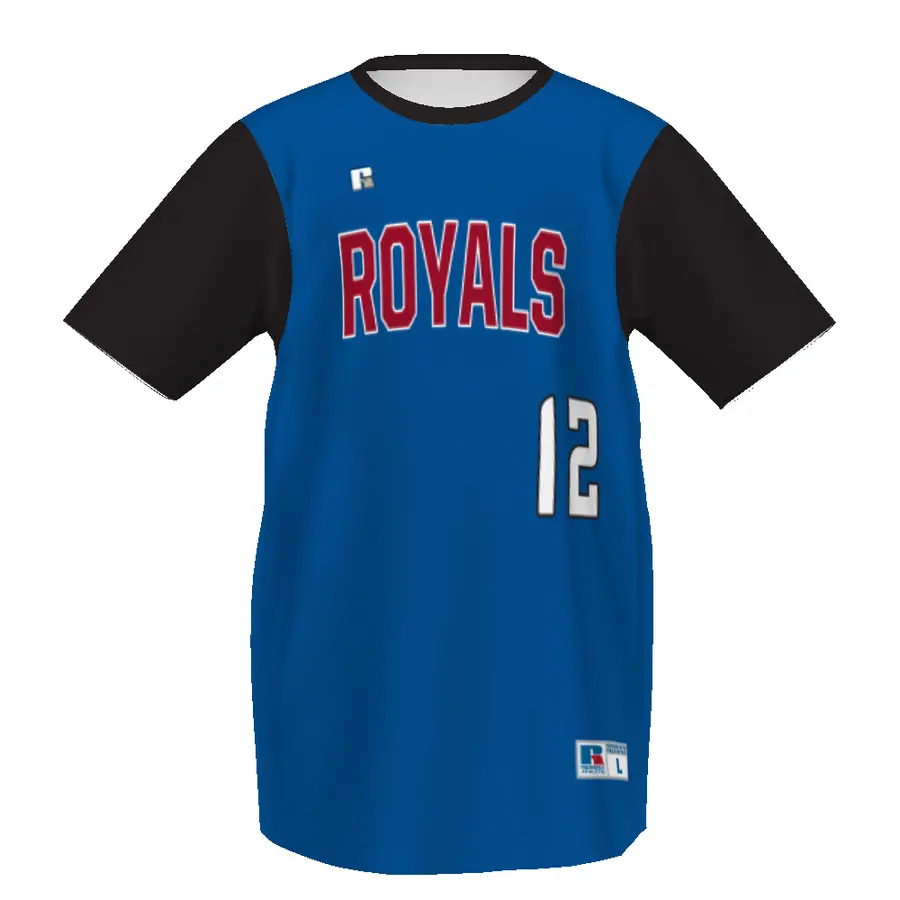 Russell Youth Freestyle Sublimated Turbo Crew Neck Jersey in Base