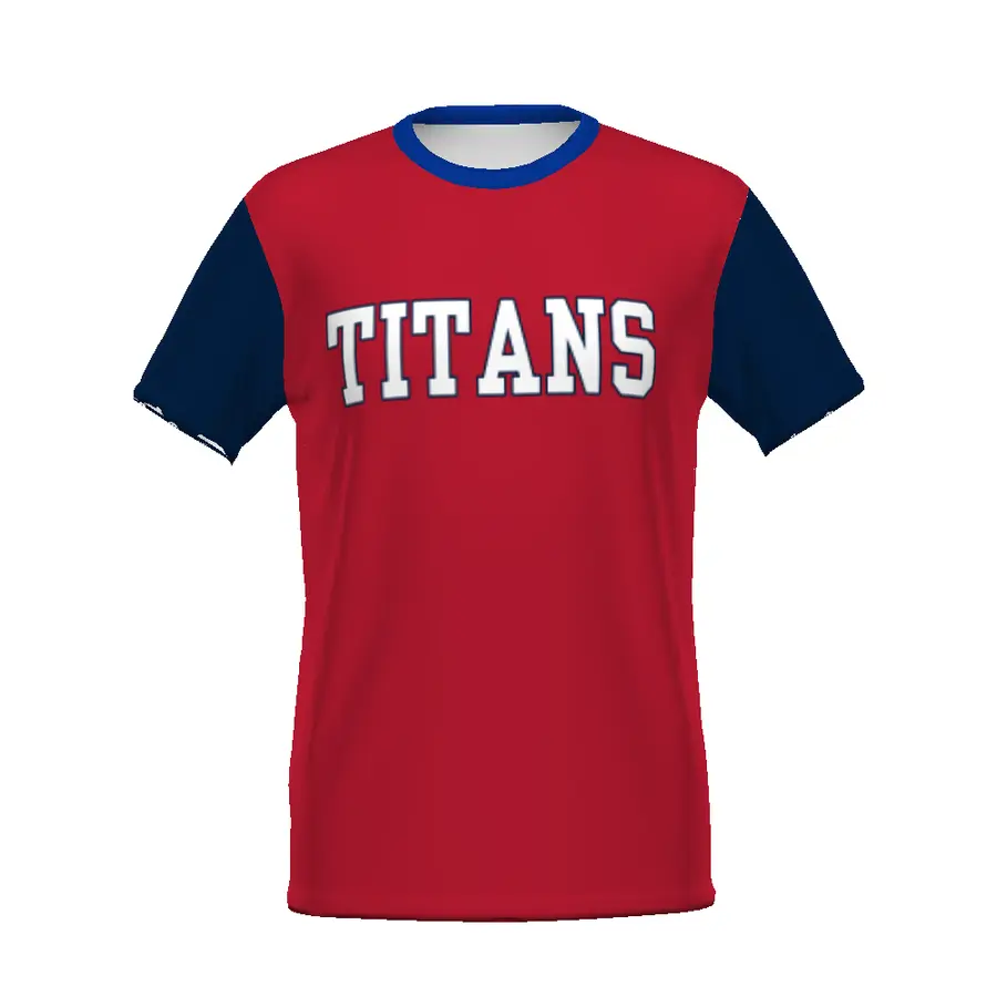 Holloway Youth Freestyle Sublimated Turbo Cotton-Touch Poly Tee in All-Over Pattern