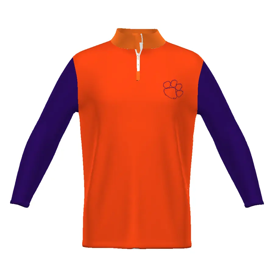 Holloway FreeStyle Sublimated Cotton-Touch Poly 1/4 Zip Pullover in All-Over Pattern