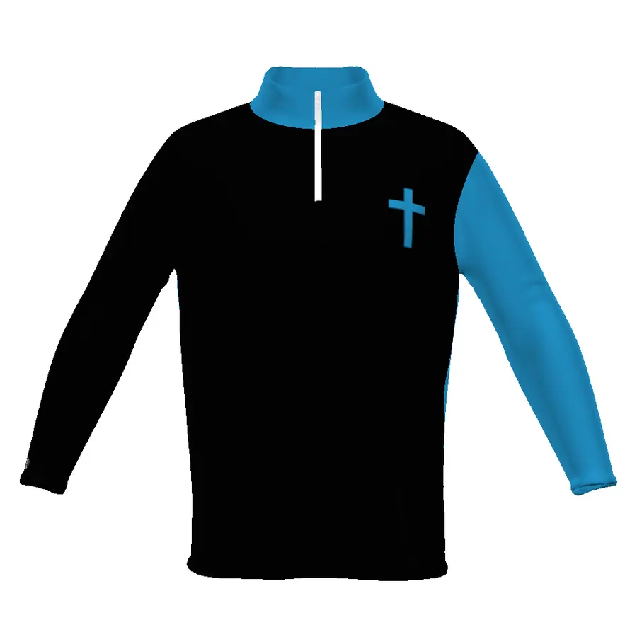 Holloway FreeStyle Sublimated Fleece 1/4 Zip Pullover in All-Over Pattern