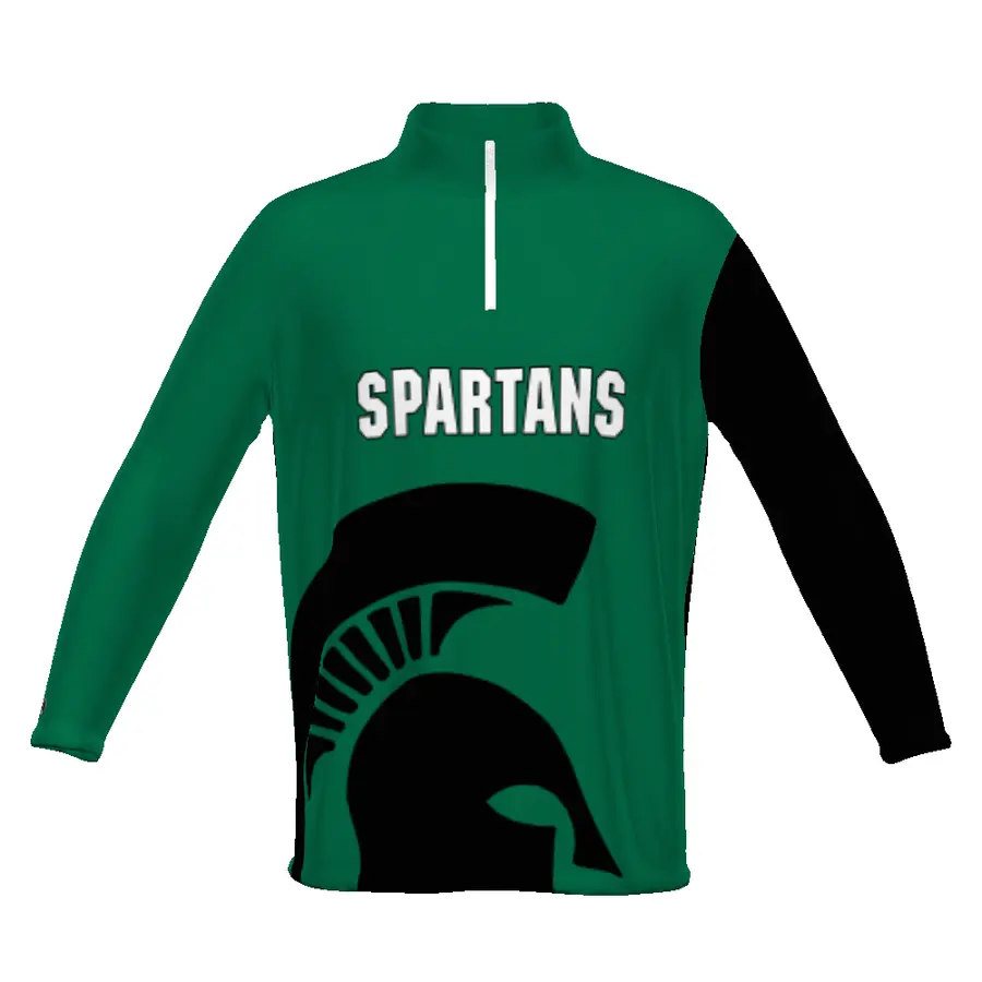 Holloway Youth FreeStyle Sublimated Fleece 1/4 Zip Pullover in All-Over Pattern