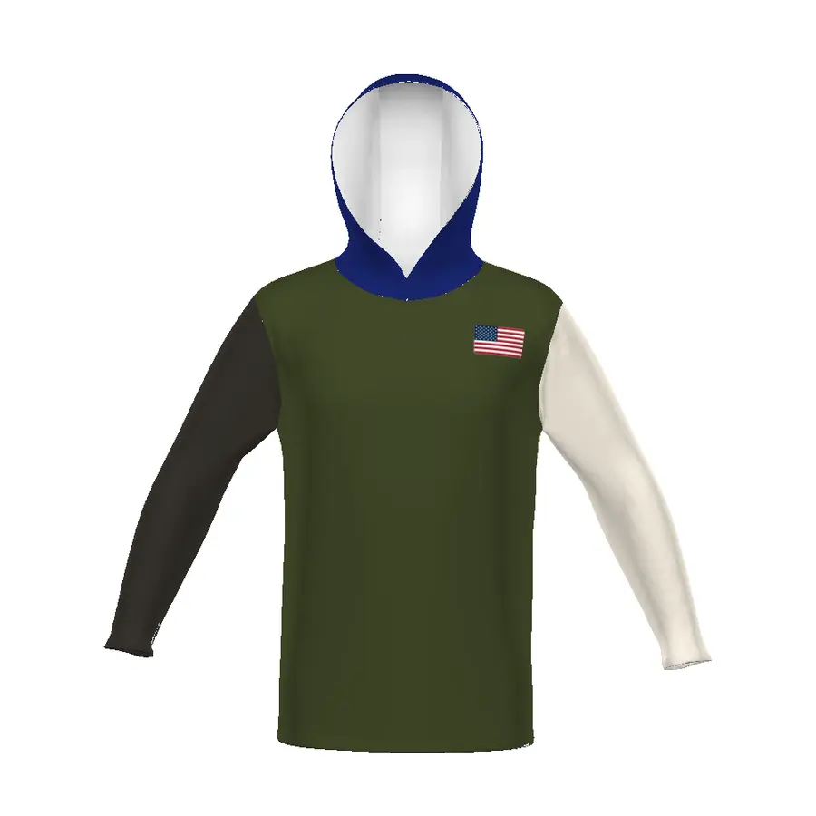 Holloway FreeStyle Sublimated Long Sleeve Hoodie in All-Over Pattern