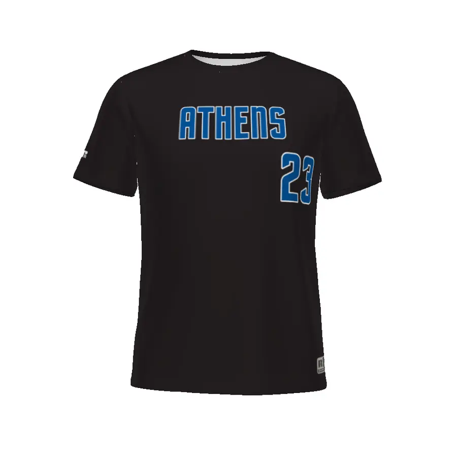 Russell FreeStyle Sublimated Turbo Baseball Crew Neck Jersey in Custom Design Line