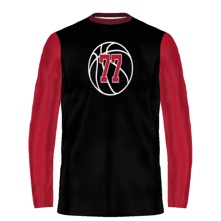 Holloway FreeStyle Sublimated Turbo Long Sleeve Training Tee in All-Over Pattern