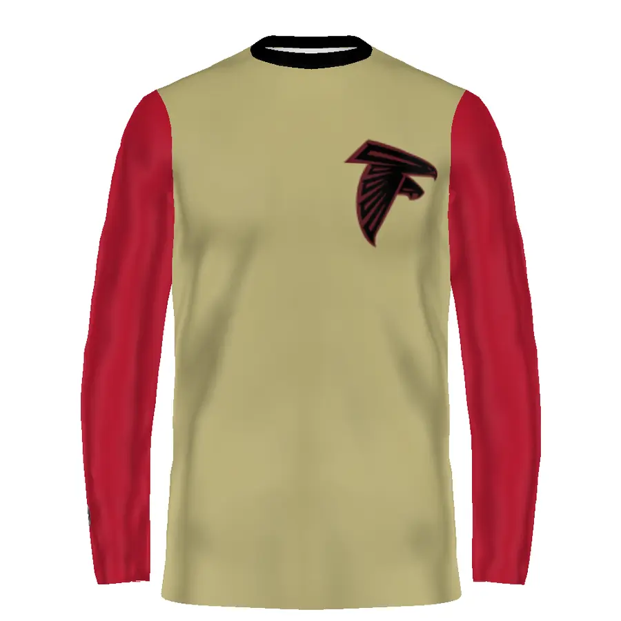 Holloway Youth Freestyle Sublimated Turbo Long Sleeve Training TEE in All-Over Pattern