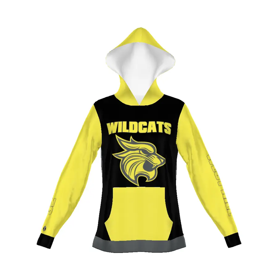 Holloway Ladies FreeStyle Sublimated Fleece Hoodie in All-Over Pattern
