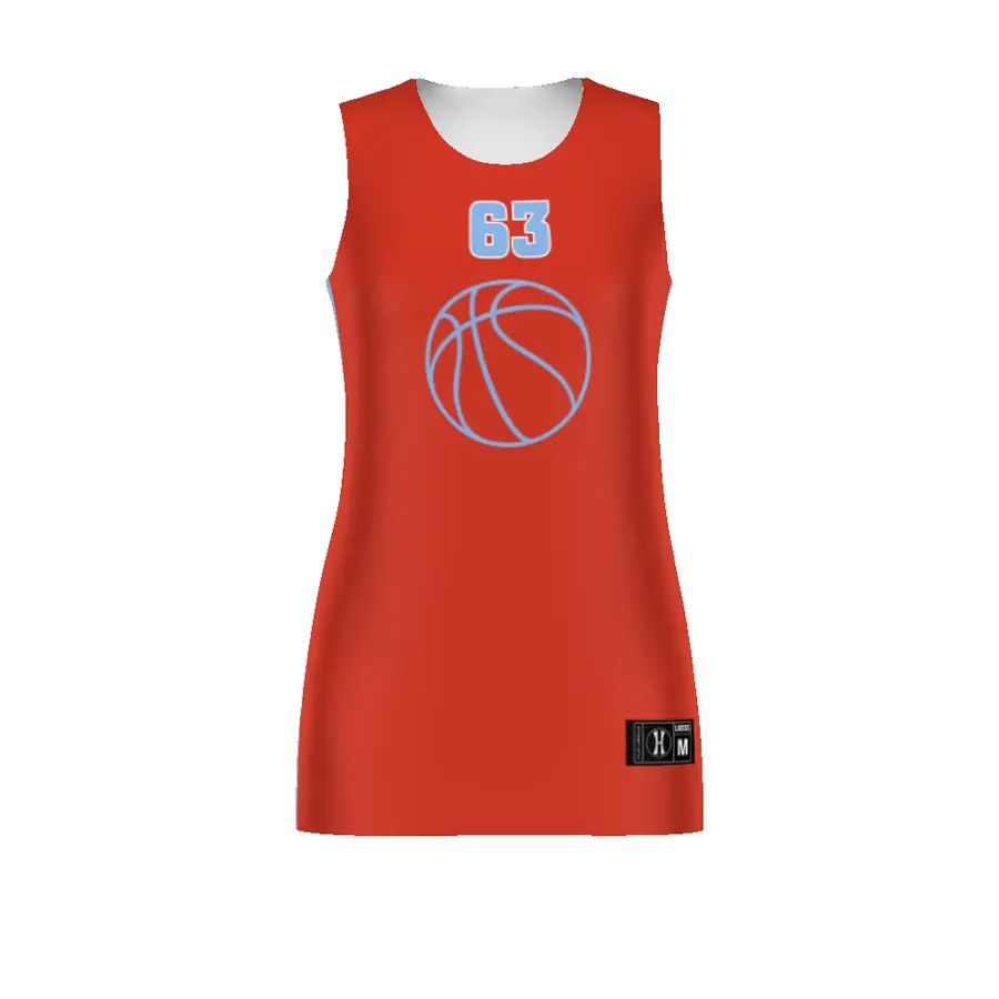 Holloway Ladies Freestyle Sublimated Lightweight Reversible Basketball Jersey in All Over 2