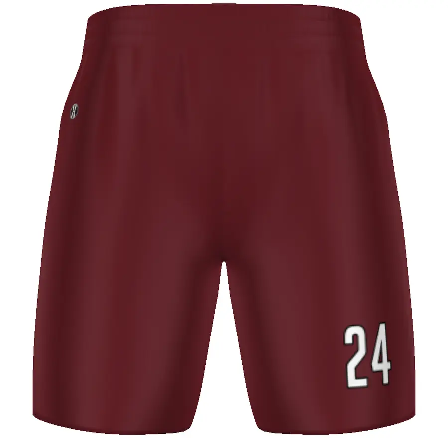 Holloway Ladies FreeStyle Sublimated Turbo Reversible 7 Inch Basketball Shorts in All-Over Pattern