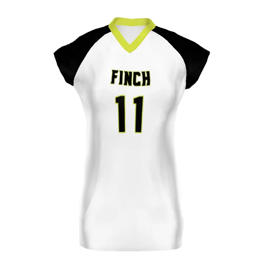 High Five Ladies FreeStyle Sublimated Cap Sleeve Volleyball Jersey in All-Over Pattern