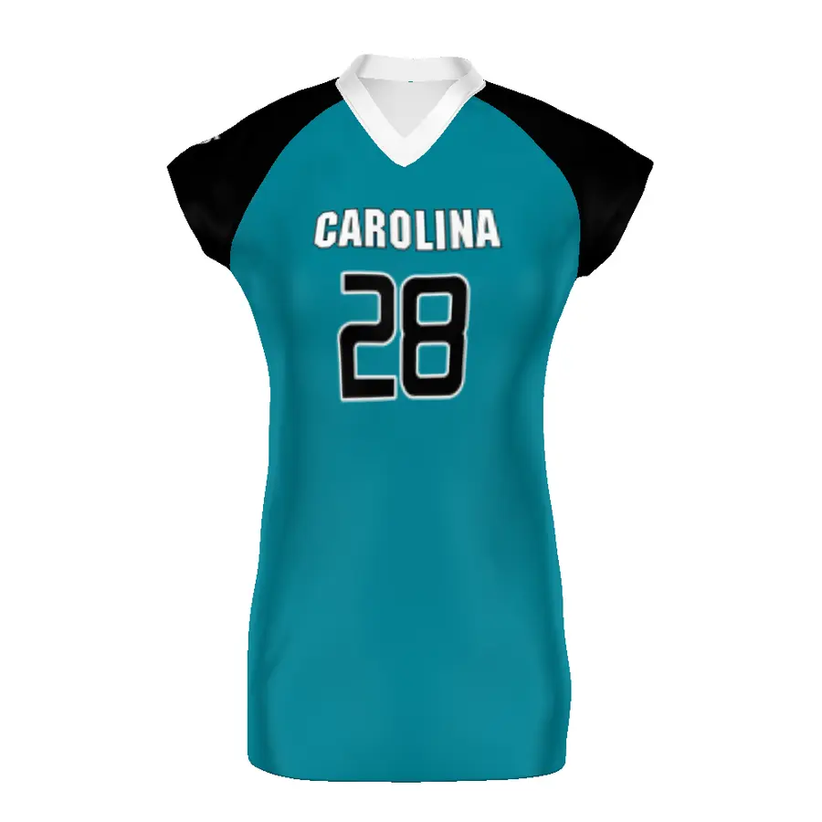 High Five Girls FreeStyle Sublimated Cap Sleeve Volleyball Jersey in All-Over Pattern